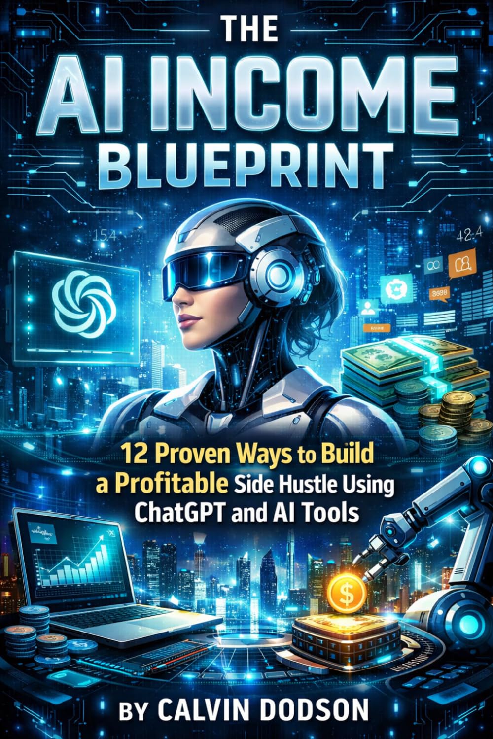 The AI Income Blueprint: 12 Proven Ways to Build a Profitable Side Hustle Using ChatGPT and AI Tools