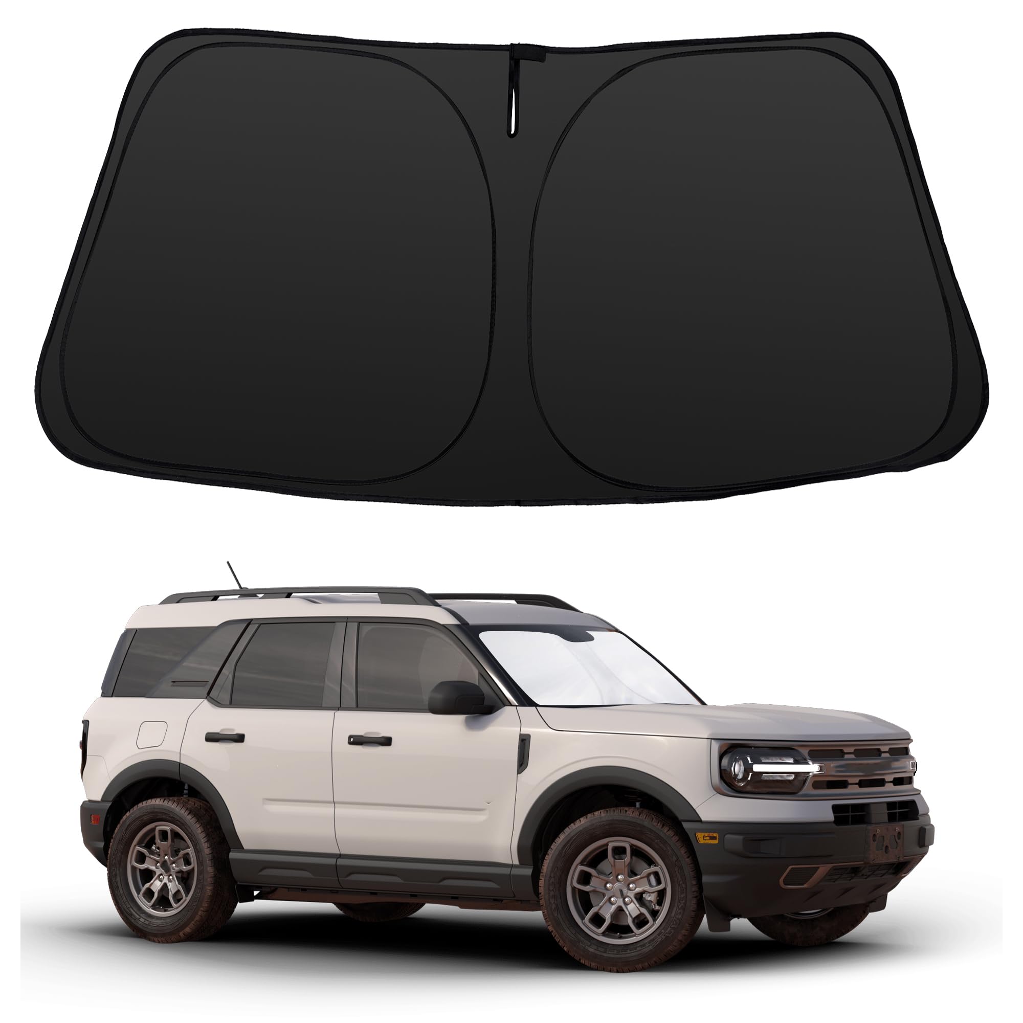 Windshield Sun Shade for 2021-2026 Ford Bronco Sport