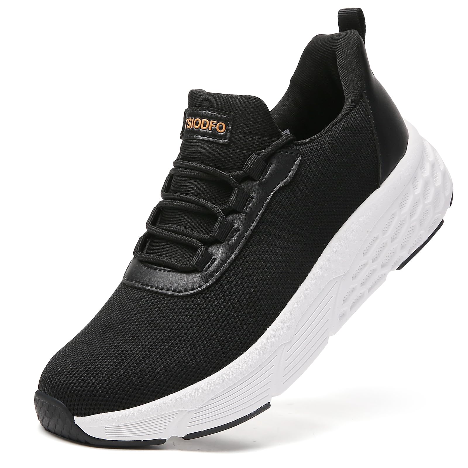 TSIODFO Sneakers for Women Running Tennis Walking Shoes Runner Gym Workout Athletic Sport Shoe Black Size 9