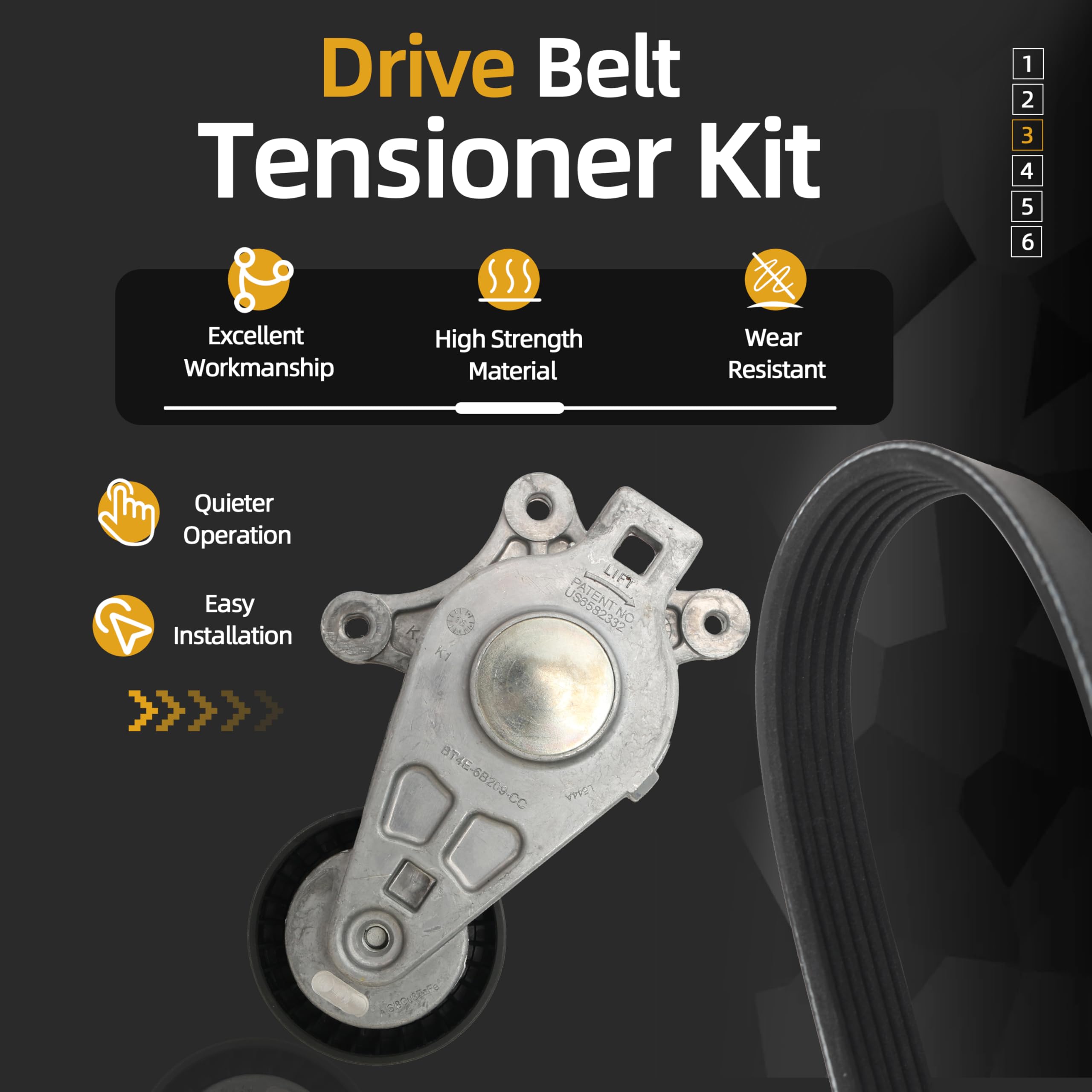 ACDelco® 38485 - Professional™ Drive Belt Tensioner Assembly