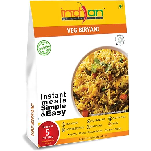 Indian Kitchen Veg Biryani - Freeze Dried