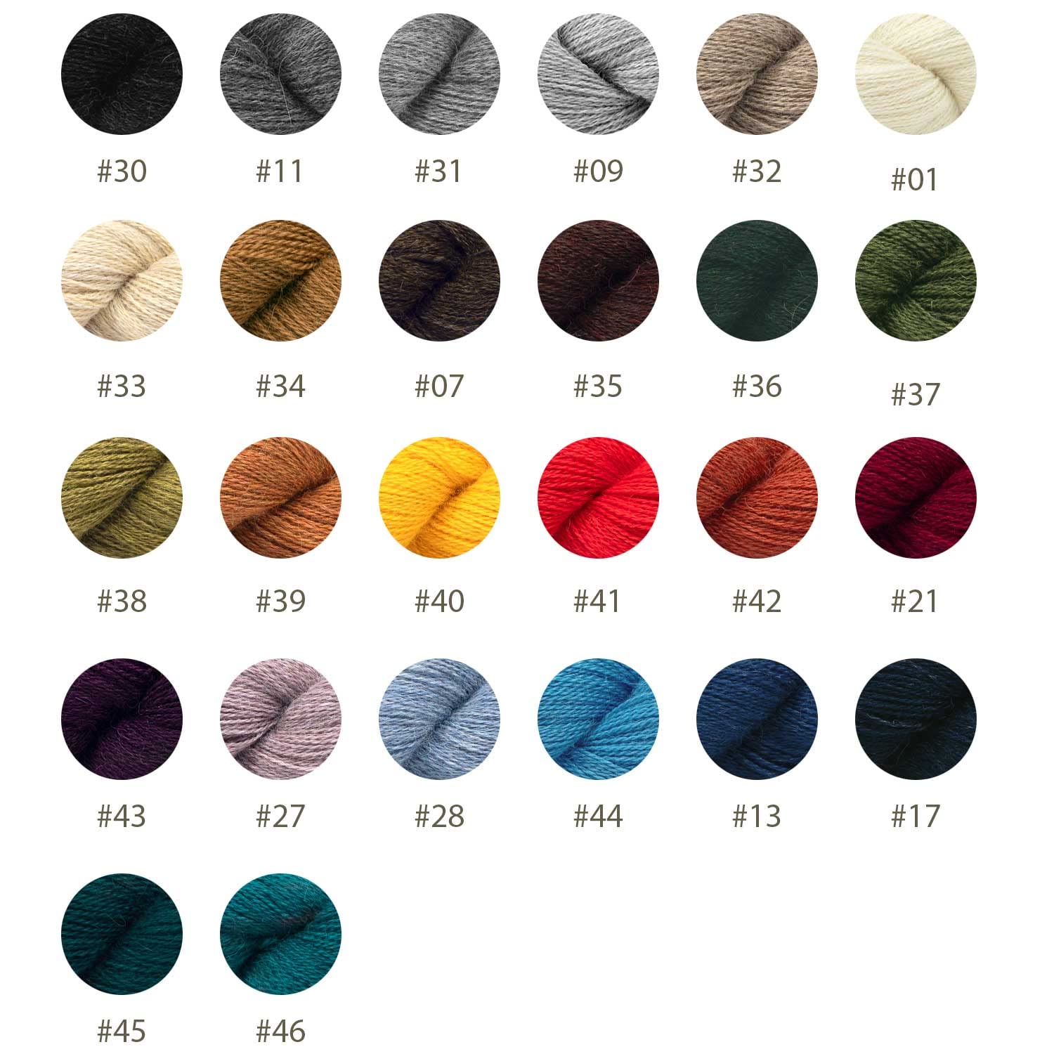 PASCUALI Alpaca Lace - Gomitolo di lana di alpaca, 100% lana di alpaca, per lavorare a maglia e all'uncinetto, set da 3 fili, 150 g, colore: noce 34