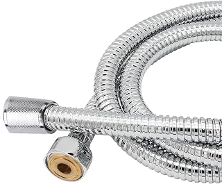YEAUPE 2M (79") Universal Dusche Rohr Anti-Knick Standard G1/2 alle Kupfer-Anschlüsse Premium-Ersatz-Edelstahl-Schlauch, Chrom