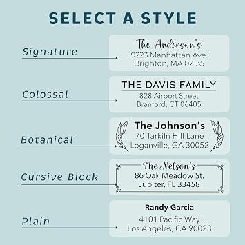 Personalized Clear Return Address Labels - Custom Matte Clear Address Stickers on Sheets (100-1000 Labels)