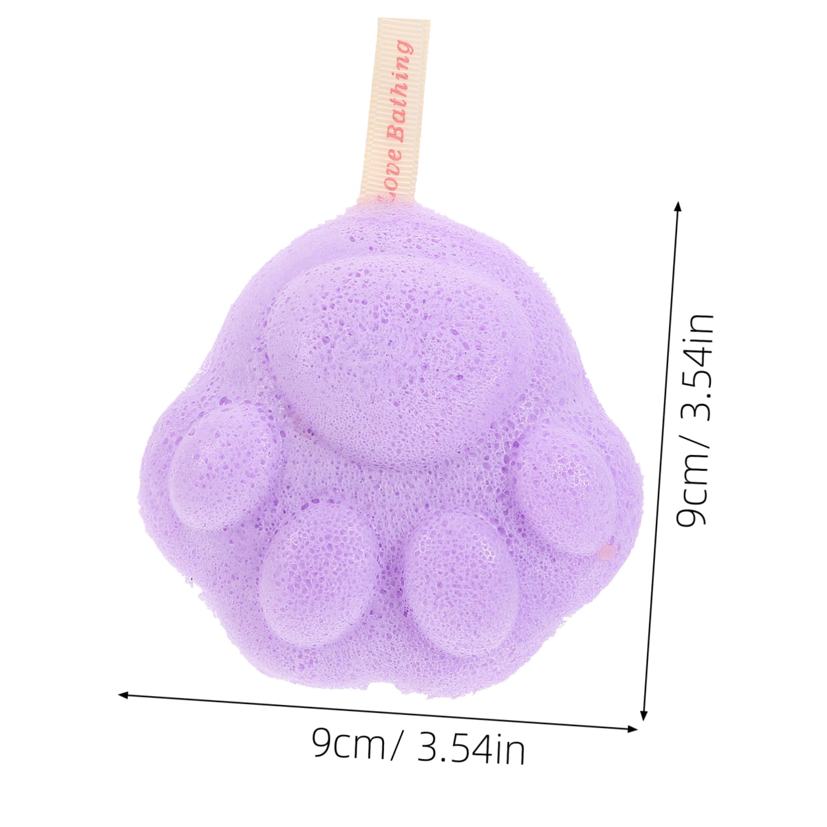 WOFASHPURET 4Pcs Face Sponges Cute Facial Scrubbers for Gentle Cleansing and Exfoliating Lightweight and Portable for Daily Use