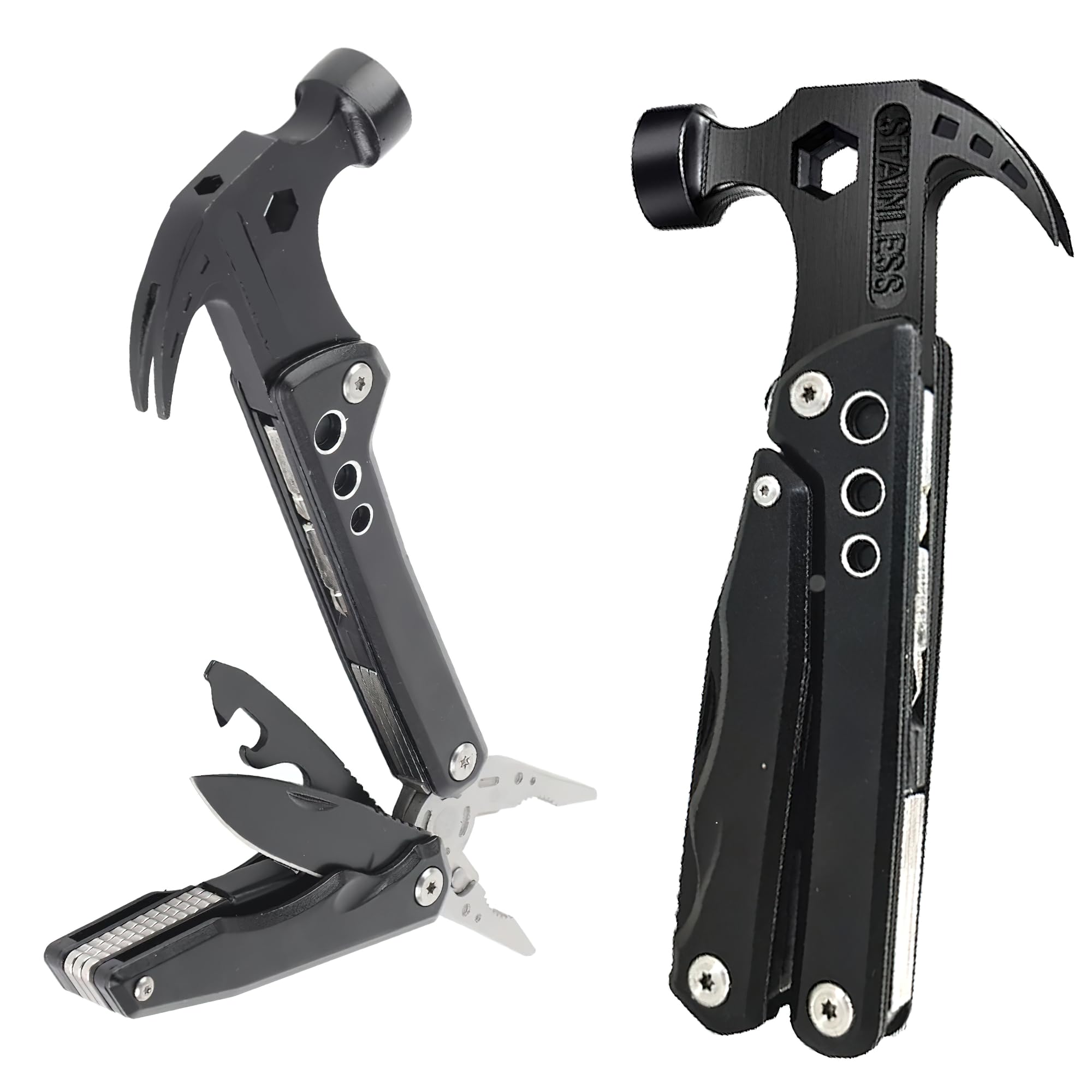 PIVDO Multi Functional Hammer Tool 10-in-1 with Pliers, Claw Hammer – Multifunctional EDC Multitool Gadget for Men, All-in-One Campaign Accessory, Hathodi (B0DFC64VJL) Amazon Price History, Amazon Price Tracker