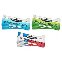 Vista 7 de Thunderbird Bars Bocadillo Energético, Sin Gluten con Proteínas, Comida Real Saludable, Vegano Paleo Sin OGM, Sin Azúcar Añadido, Paquete