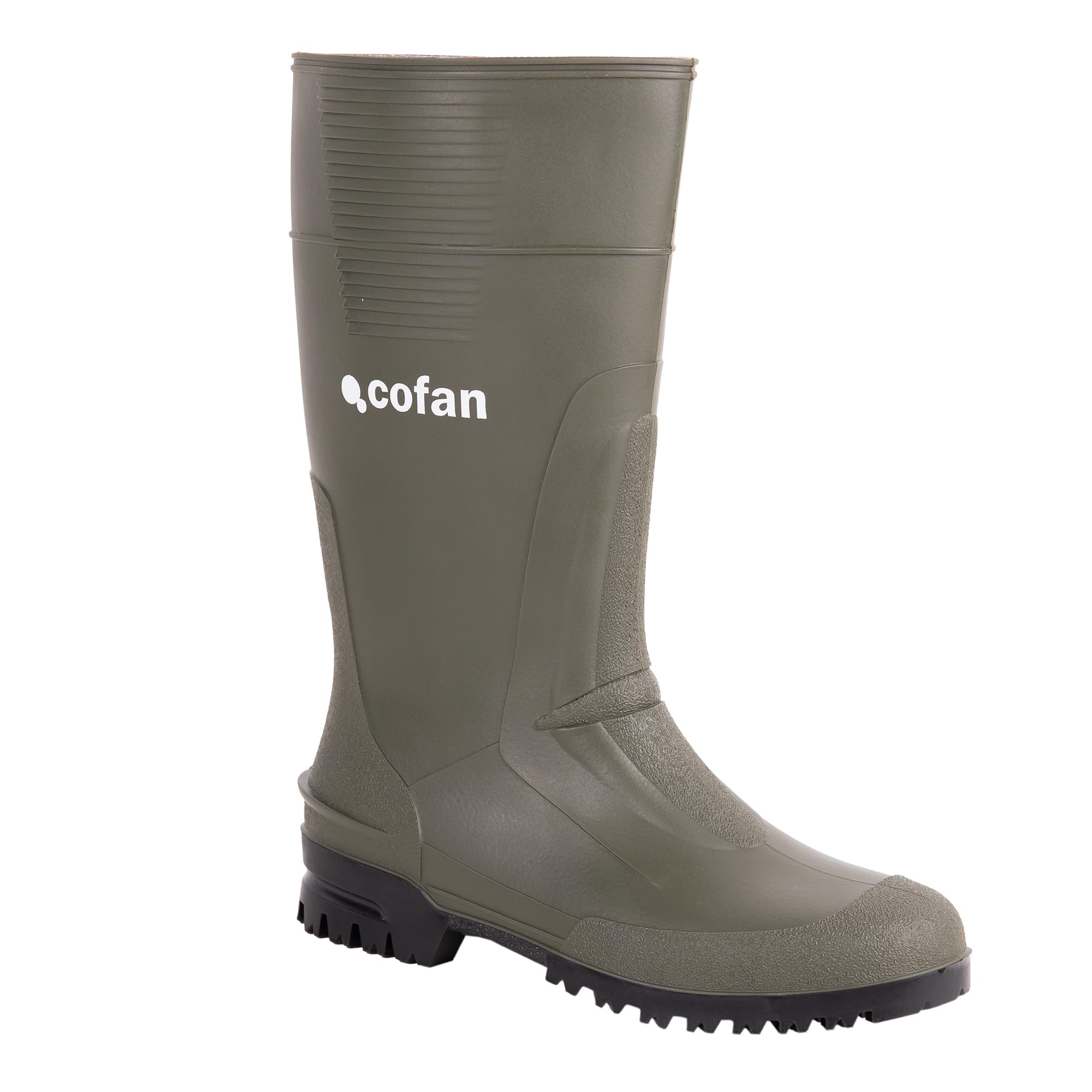 Botte De Pluie Haute Pvc Noir Taille