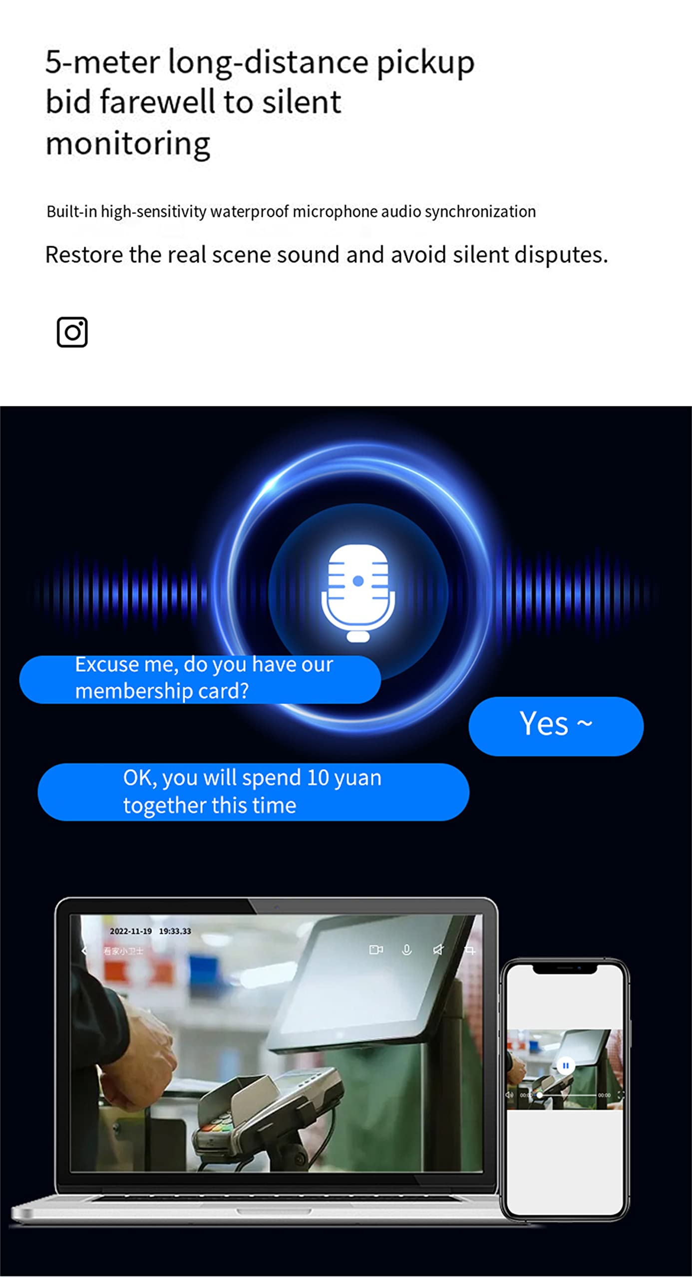TUYA 2MP WiFi Lampe Ampoule Caméra De Surveillance Suivi Humain Automatique Prise IP Moniteur Vidéo Moniteur De Sécurité Vision Couleur, Audio 2 Voies,32g