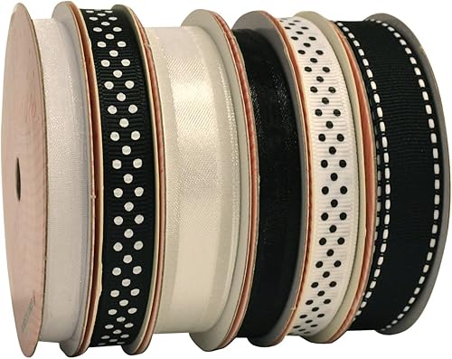 Miniatura 5 de Morex Ribbon Sweet Petite Ribbon, 39 yardas, patriótico, 6 unidades