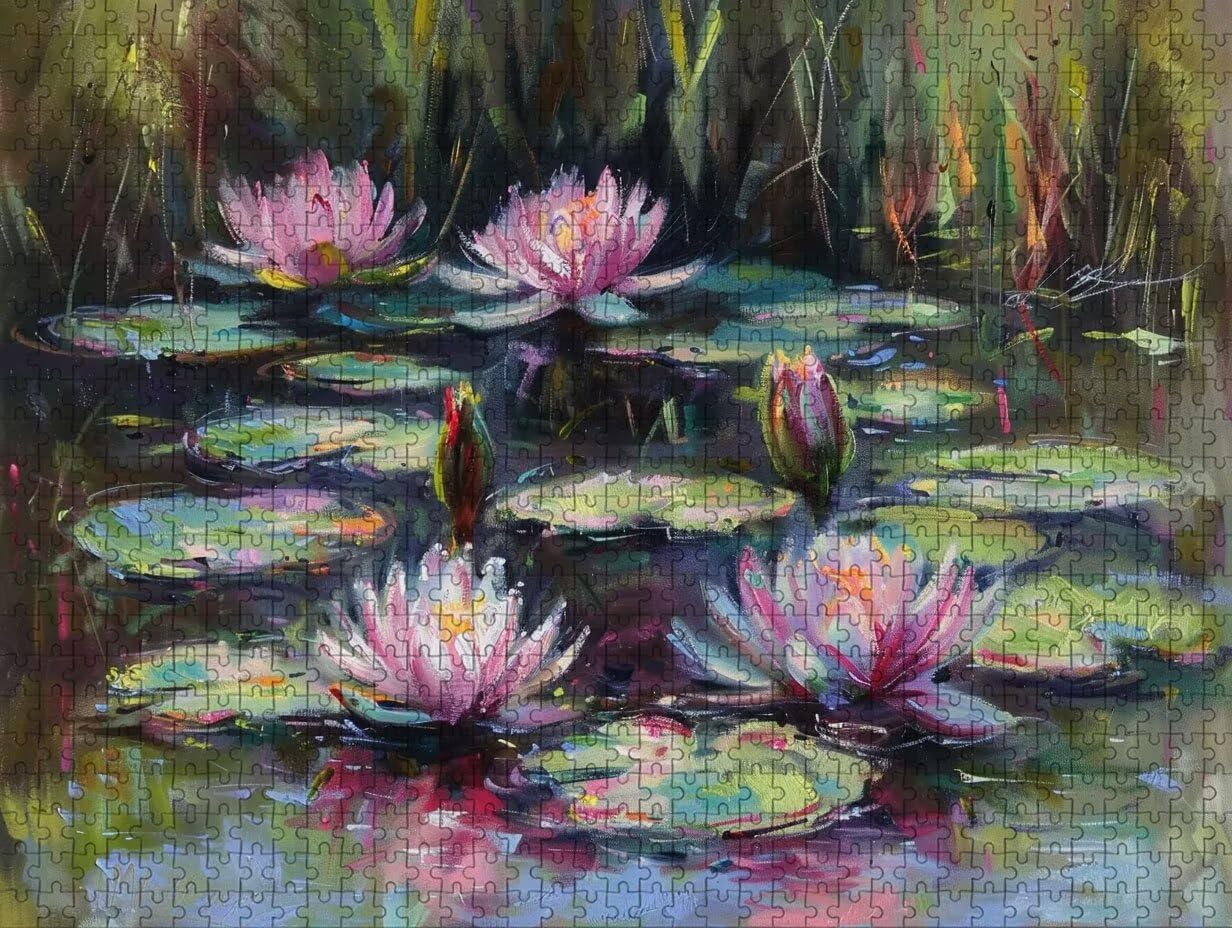 Kolor Puzzle 6000 elementów dla dorosłych, drewniane puzzle z pudełkiem 179x105cm, puzzle dla dorosłych o wysokiej trudności, DIY gra logiczna, kreatywne hobby, dekoracja letnia, (kwiat) R-9531