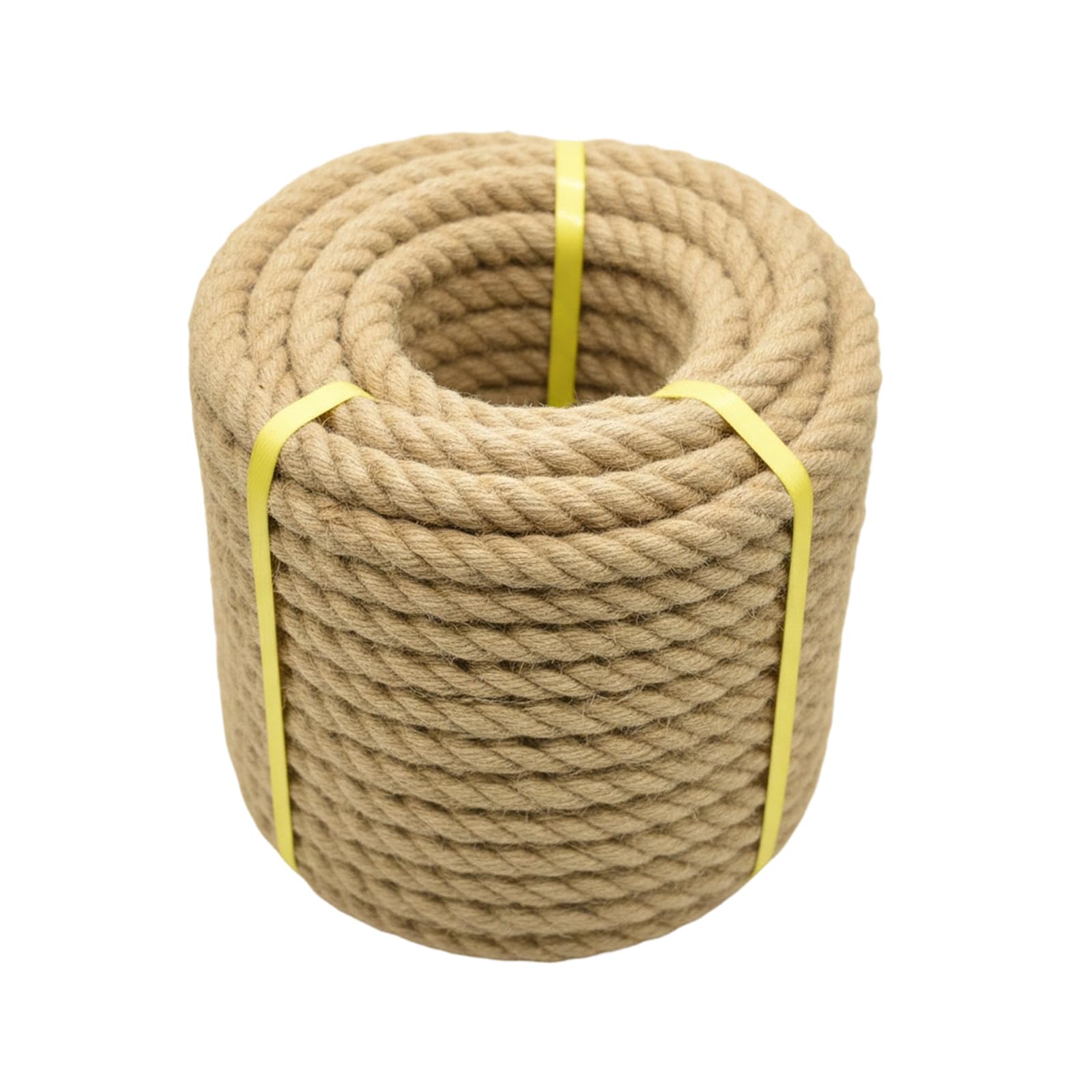 Gkmajkmb Jute Rope 1 In X 100 Ft Natural Thick Heavy Hemp Rope Nautical Ropes Twisted Manila Rope For Crafts, Climbing, Bundling,Anchor, Hammock, Nautical, Cat Scratching Post, Tug Of War, Decorate