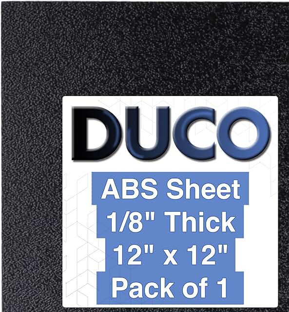 Aazon.co: 6 Pack Black Plastic Sheets 8x12x0.04 In Flexible High