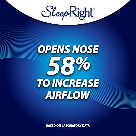 New SleepRight Intra-Nasal Breathe Aids Breathing Aids for Sleep Nasal Dilator - 3 Pack