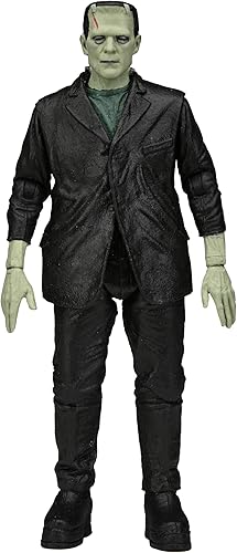Miniatura 3 de NECA Universal Monsters - Figura de acción a escala de 7 pulgadas - Retro (brilla en la oscuridad) Frankenstein