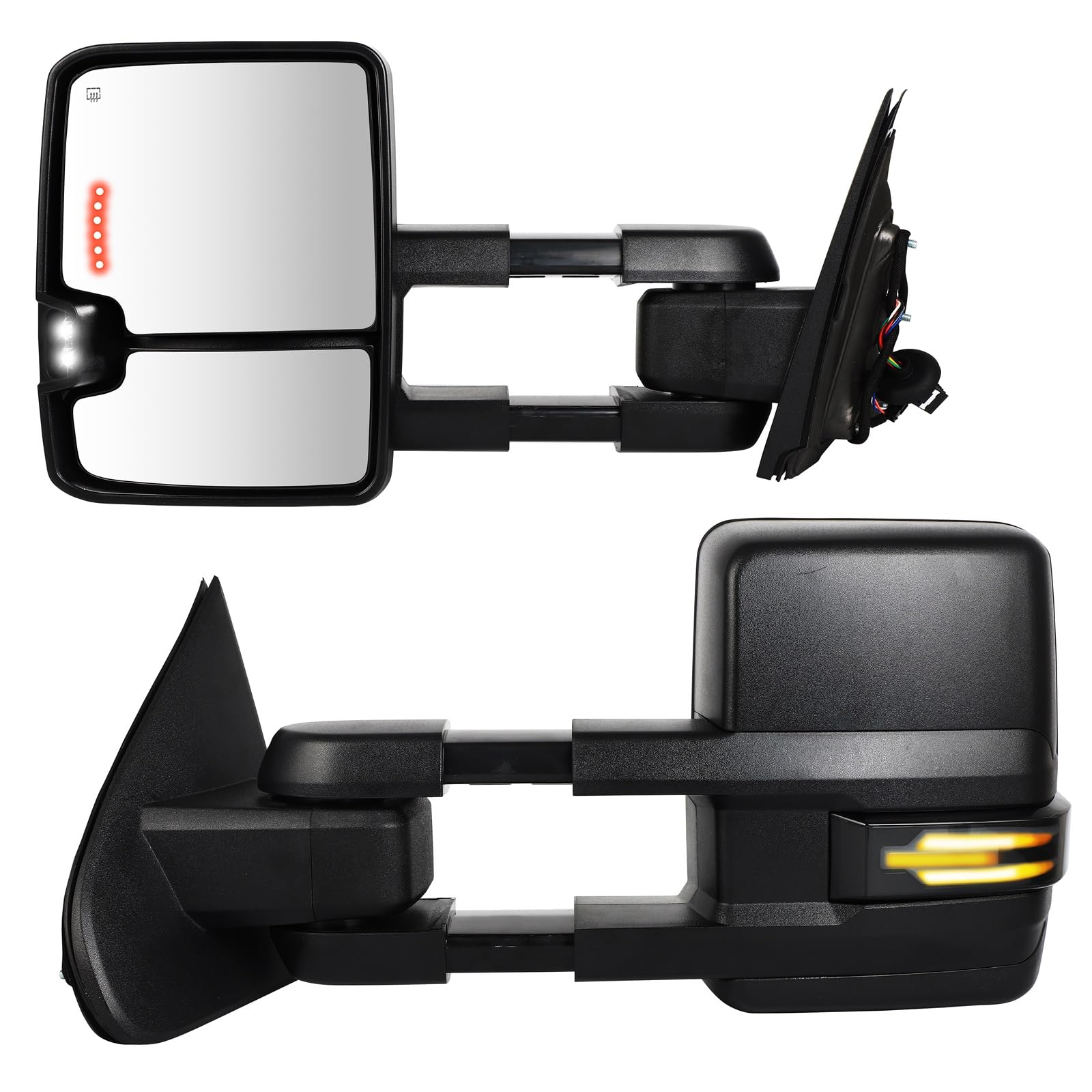 Towing Mirrors Compatible For 2014-2018 For Chevrolet For Silverado image 6