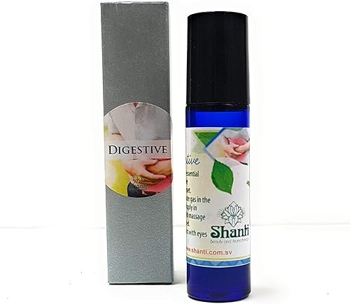 Roll on DIGESTIVE essential oils blend.help with digeston Help eliminate gas Apply with gentle massage in the abdomen until absorbed.