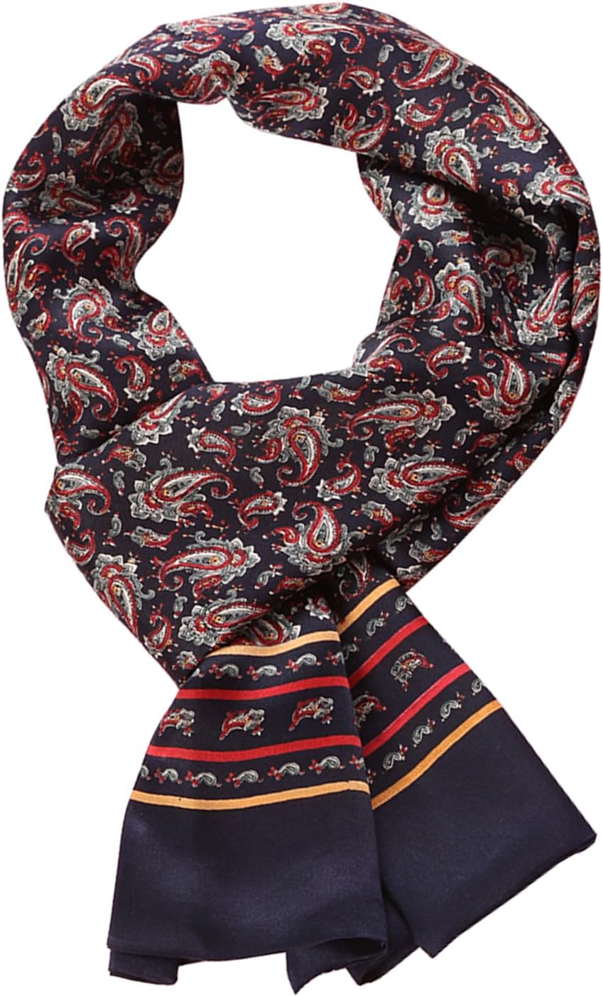 YSSP, 63" x 11" Man's 100 Pure silk scarf wrap Accessory neckwear gift