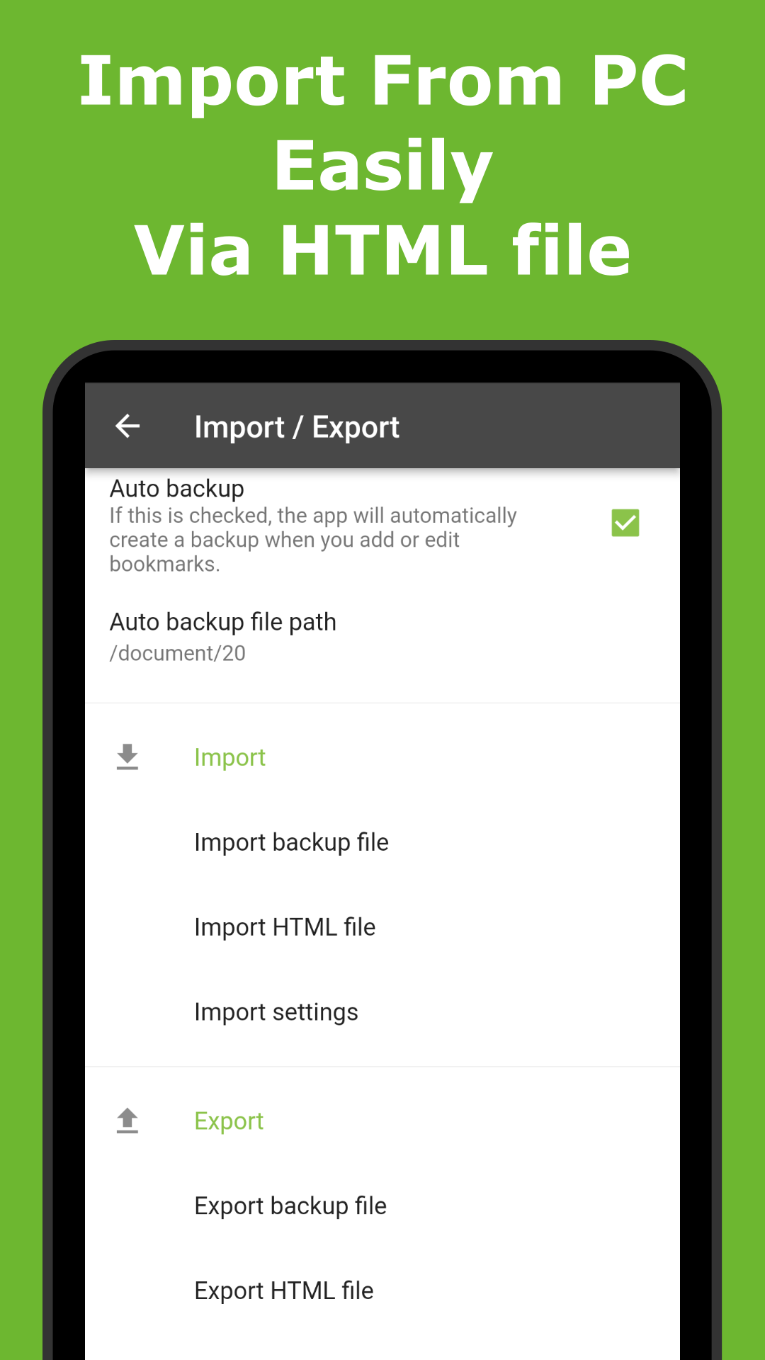 Bookmark Folder - App on Amazon Appstore