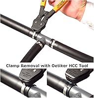 Vista 3 de Oetiker 101 Series abrazadera de manguera de acero galvanizado, Double Ear, 4.5, 100