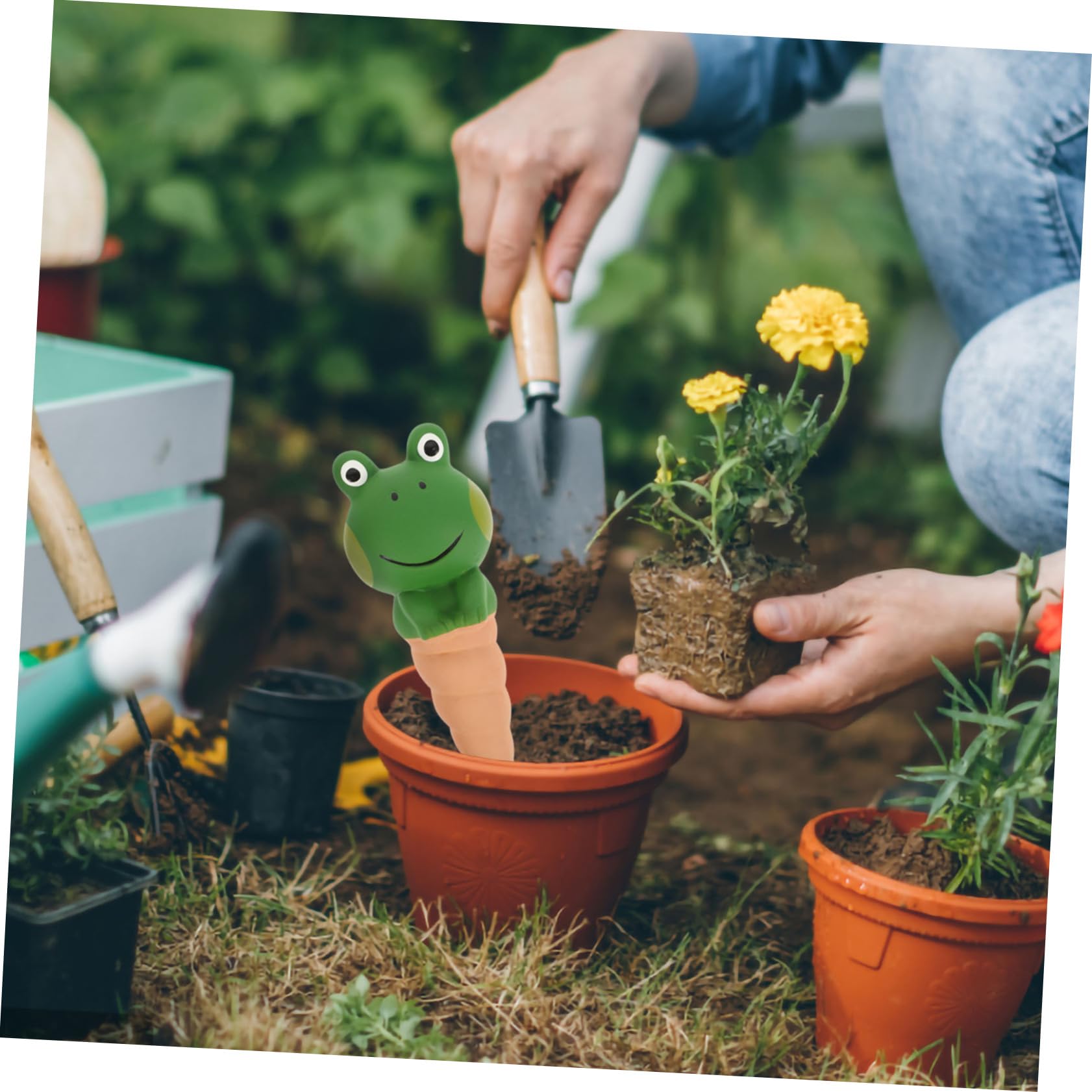 UKCOCO Globes D'arrosage Automatiques pour Plantes, Lot de 4 en Céramique