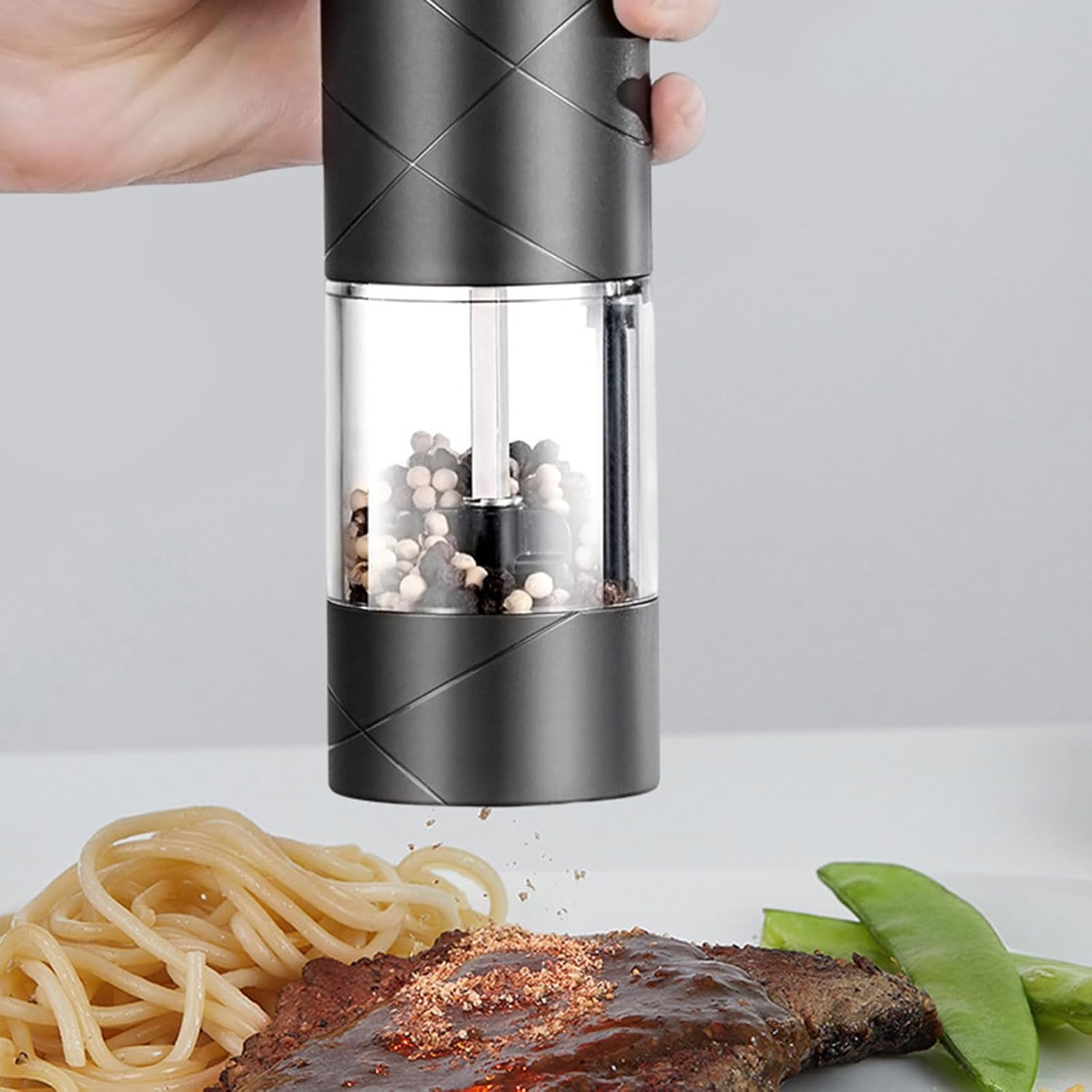 Multifunctional Electric Grinder with Ceramics Salt Pepper Mill Adjustable Coarseness for Coffee Grinding Ceramics Salt and Pepper Mil