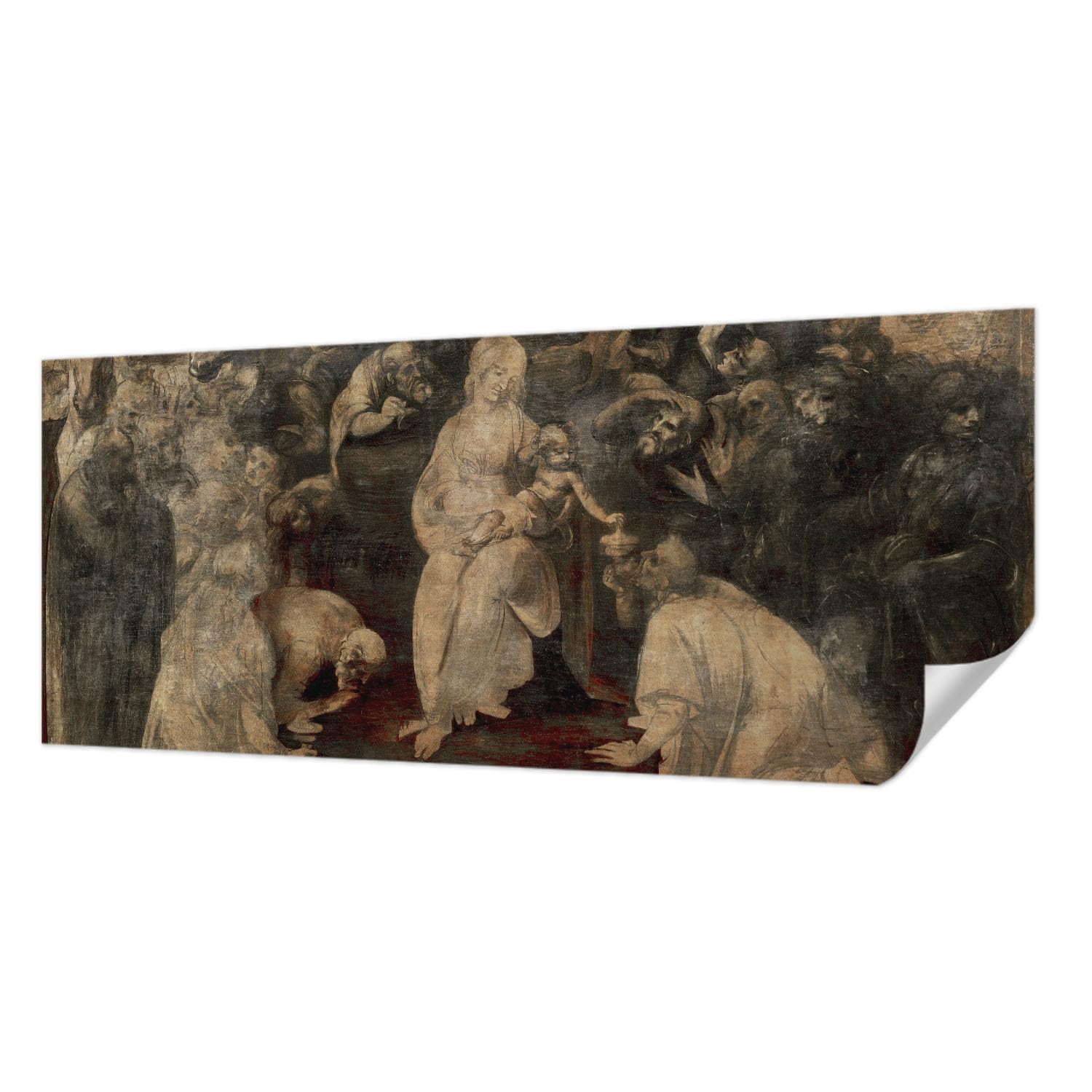 Papier peint autocollant resistant aux taches Tulup 250x104 cm grand format pose murale facile