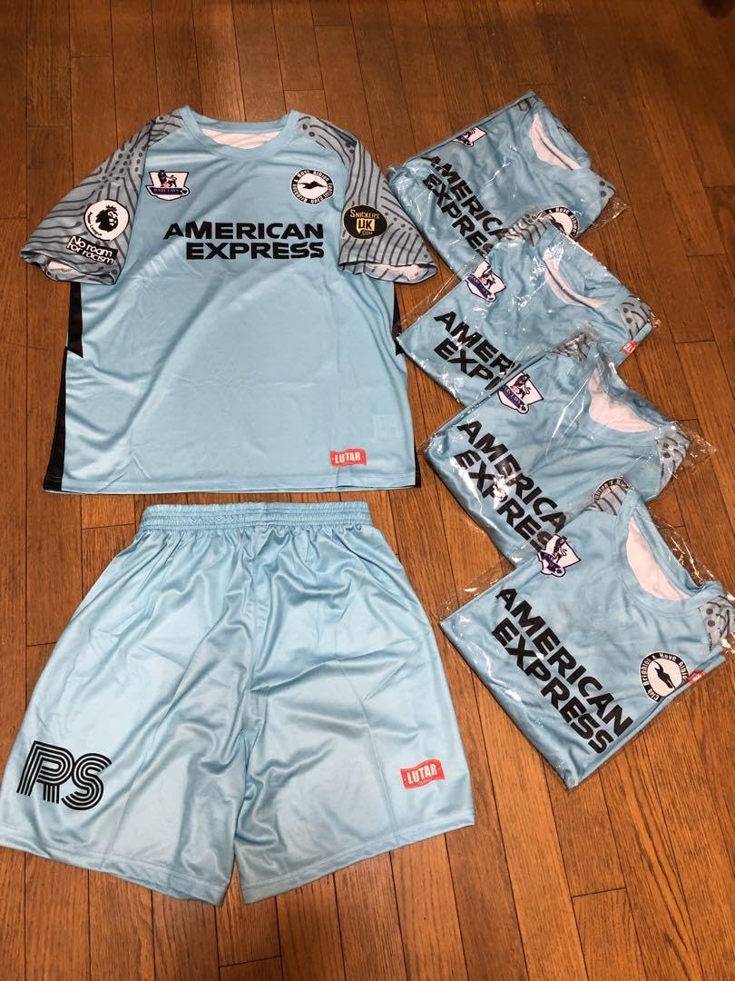 Amazon.co.jp: 背番号入りフットサルユニフォーム上下5セット  