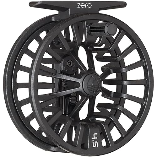 Redington Zero Fly Fishing Reel – Ultralight Trout Reel with Clicker Drag System, Large Arbor, Quick-Change Spool & Twin-Molded Handle – Durable Die-Cast Construction, 2/3 & 4/5 Weight Options