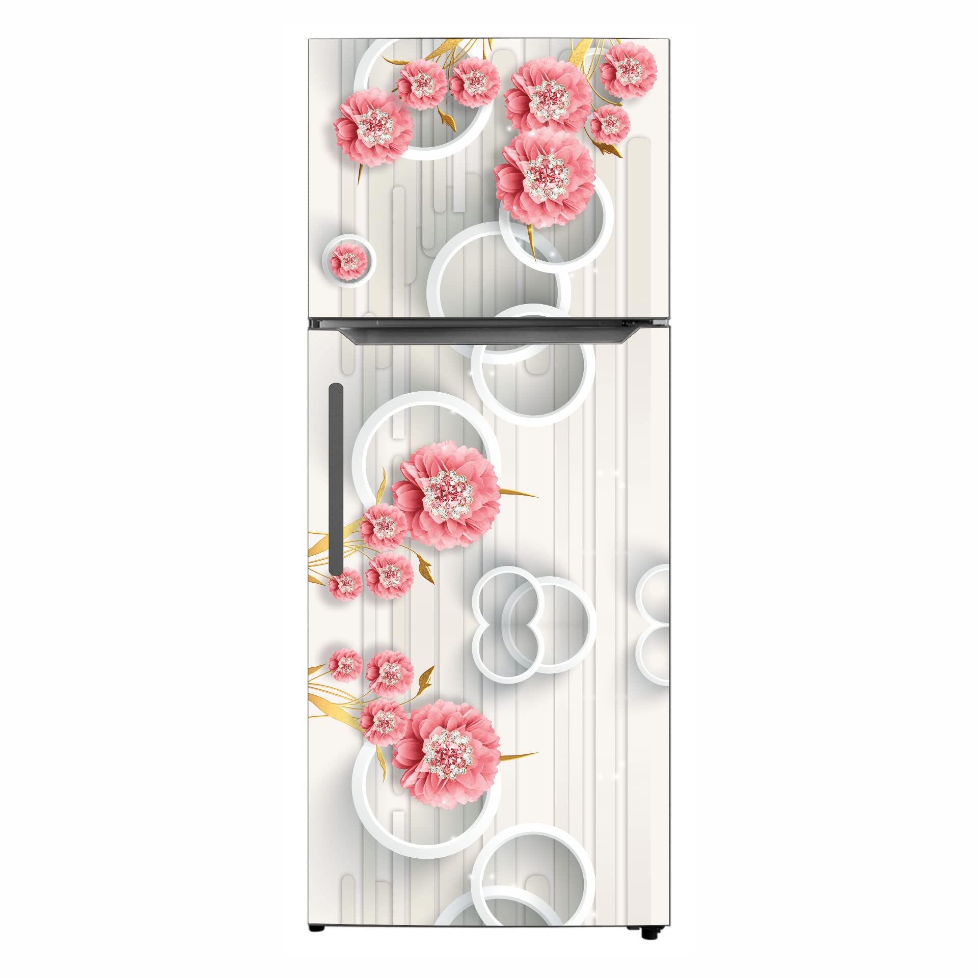 Sai WallBazaar Decorative Single Door, Double Door Fridge Sticker/Wallpaper Poster (Self Adhesive Vinyl)_ (Fridge2) (Design2) (B0B6PFR427) Amazon Price History, Amazon Price Tracker