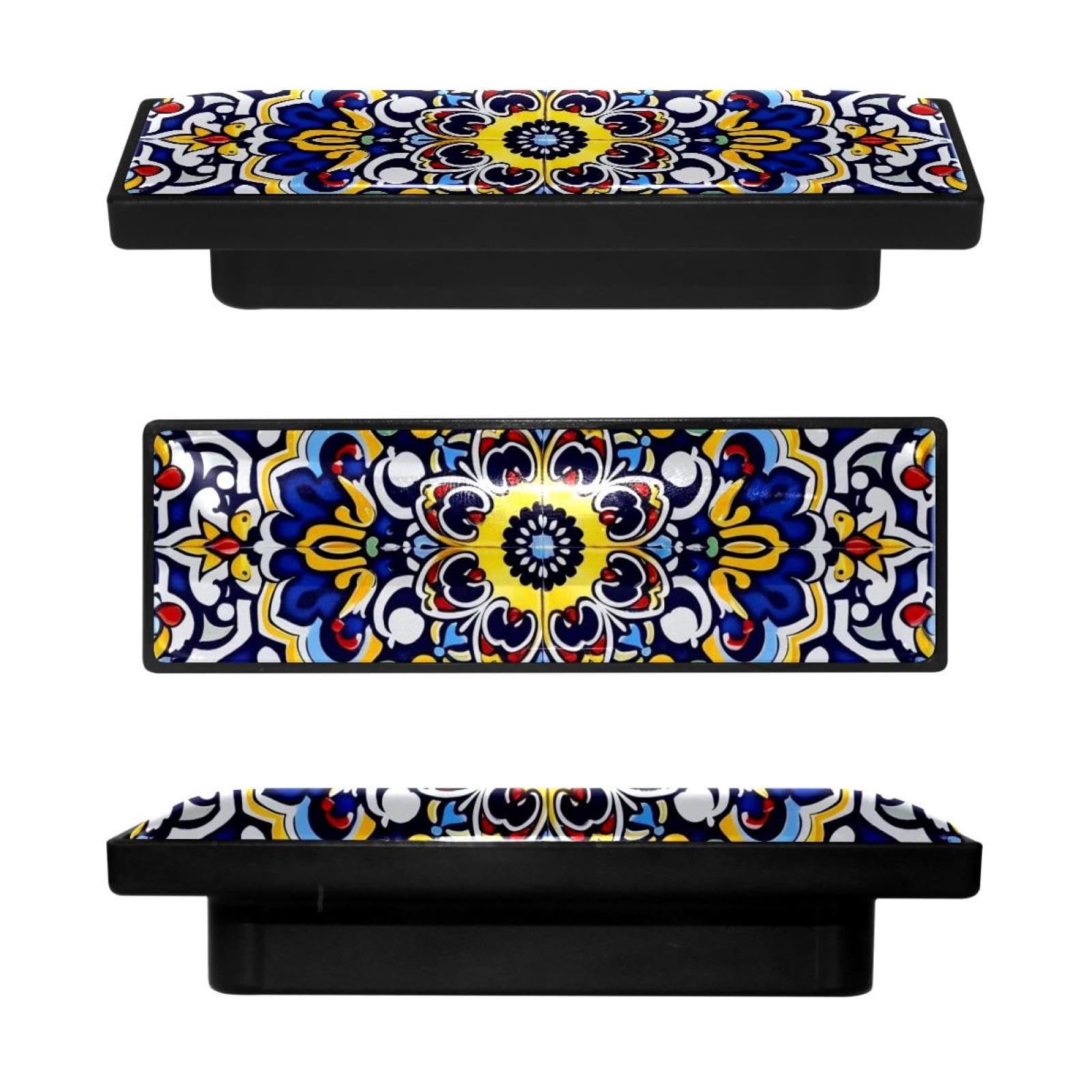 Boutons rectangulaires classiques pour placard de cuisine tiroir et meuble de bureau