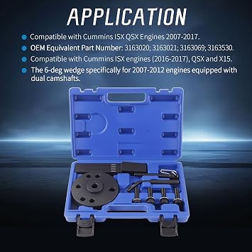 3163021 Cam Timing Tool Kit & 3163530 Jake Brake Adjustment Tool