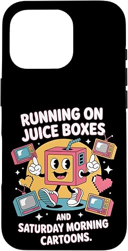 Miniatura 19 de Juice Boxes & Cartoons – Retro Nostalgia for 90s Kids Case for iPhone 15 Pro