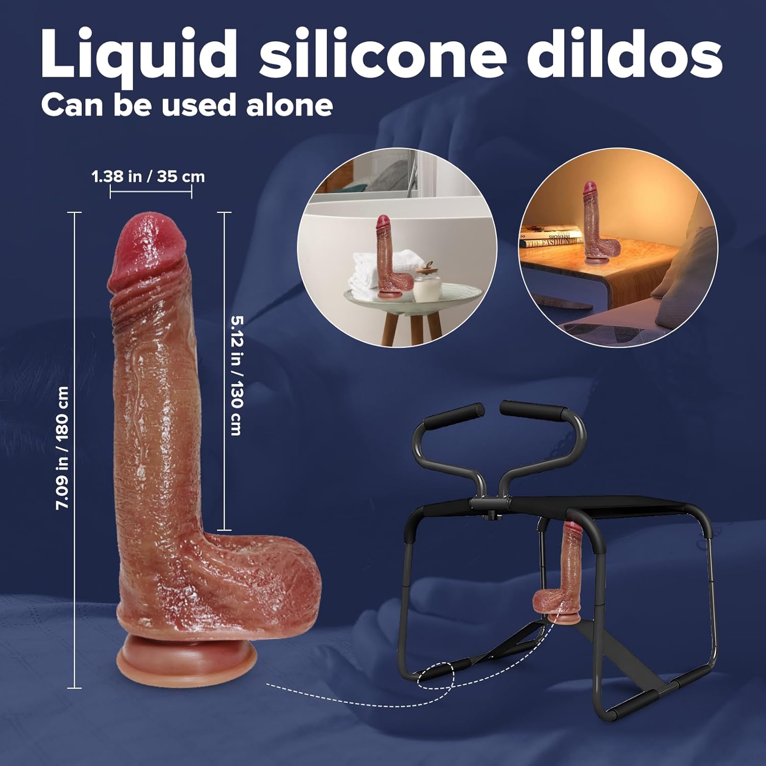 Sex Chair Women Sex Toys-Sex Furniture for Bedroom,Positions Bouncing Tool for Weightless, Boost Sex Life with Adjustable Handrail, Sex Stool BDSM Novelty Toy for Adult Couples Games