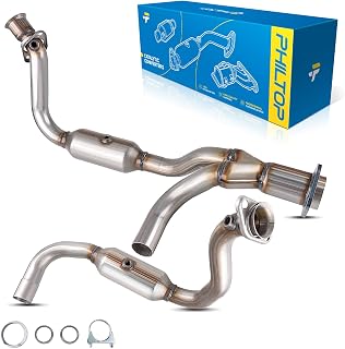 PHILTOP Catalytic Converter Compatible with F250 Super Duty 2008-2010 5.4L 6.8L, F350 Super Duty 2008-2010 5.4L 6.8L, 2 PCS Catalyst Convert