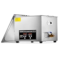 Vista 12 de CREWORKS Máquina Profesional de Limpieza de Joyería, Máquina Ultrasónica de Limpieza de Joyería de 2L con Calentador y Temporizador, Máquina