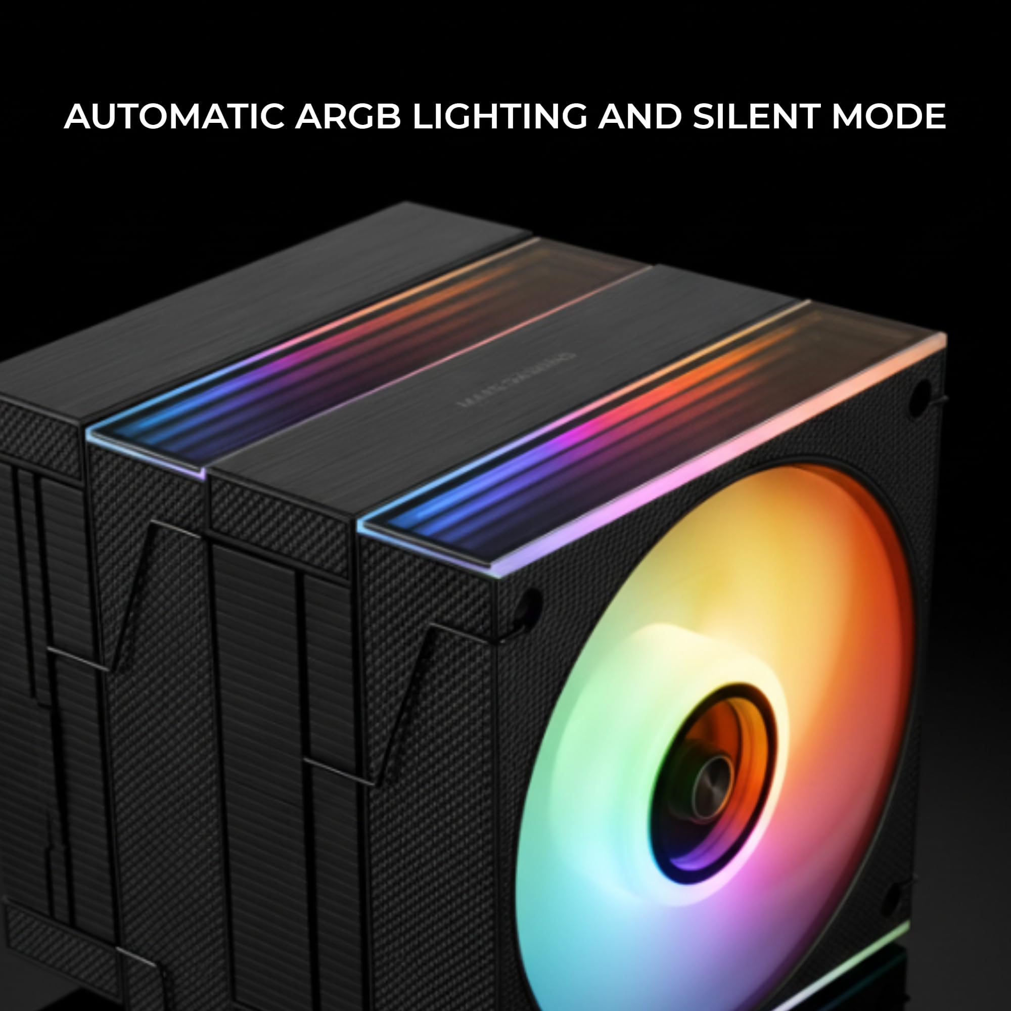 Mars Gaming MCPU-X26, Chłodzenie CPU Dual Tower 350W TDP, 2x Wentylatory 120mm ARGB Infinity Mirror, 6 Heatpipes HCT, Miedziane Jądro, Łożyska FDB, Tryb Cichy, Intel LGA i AMD, Czarny