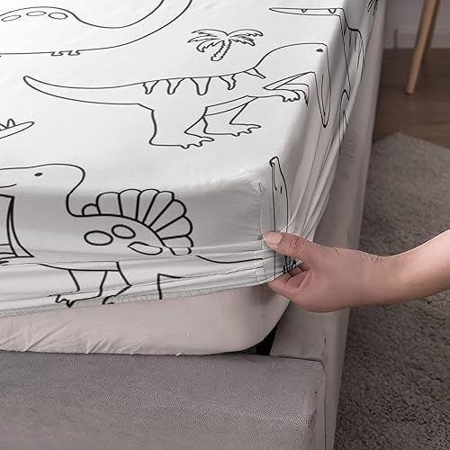 Miniatura 24 de CVHouse Juego de sábanas de mariposa arcoíris tamaño individual para niñas, niños, adolescentes, juego de ropa de cama de 4 piezas con 1 sábana