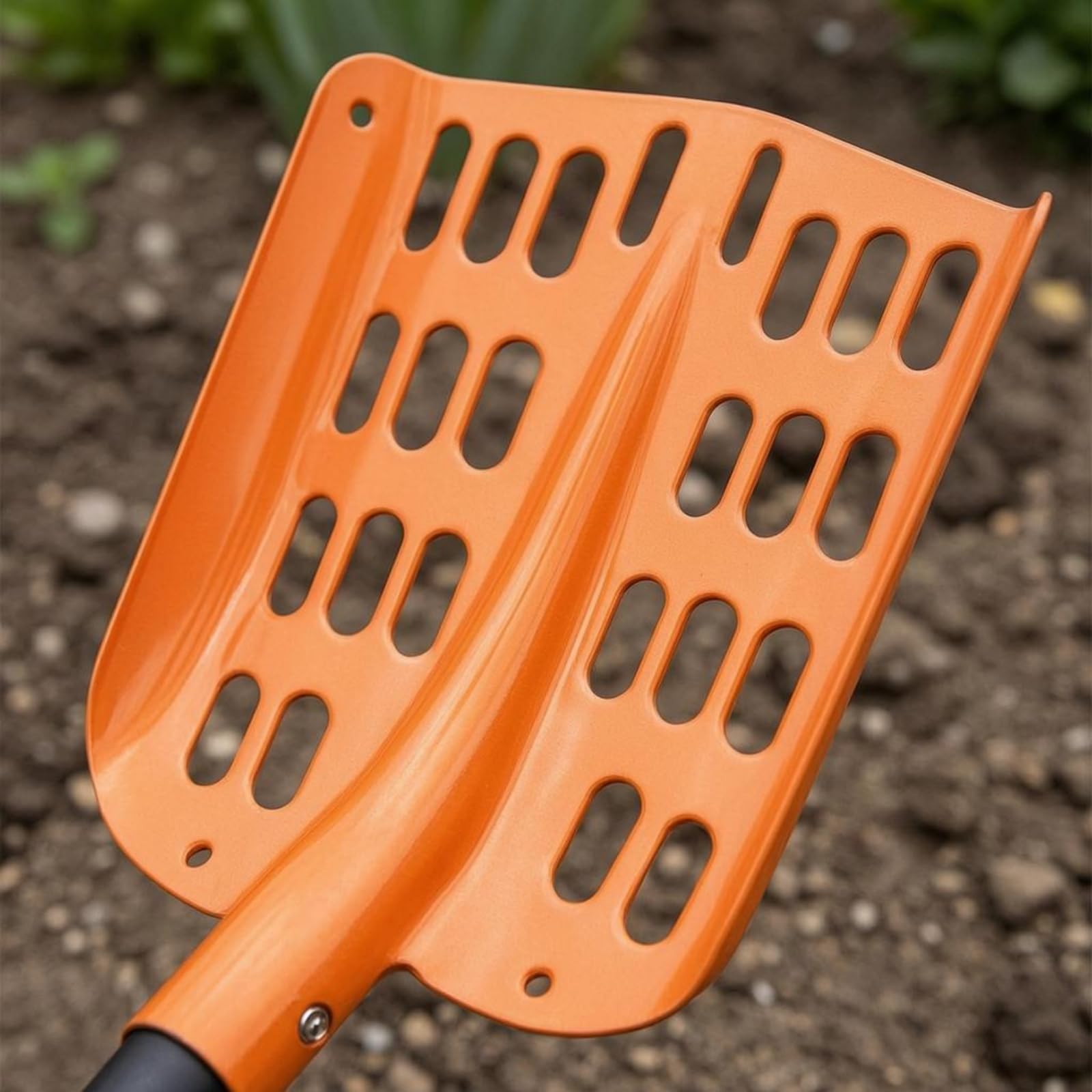 Harilla Paletta Alluminio Forata Pala Giardino Cucchiaio Setaccio Sgranatore in Lega Leggera con Struttura Stabile Monopezzo per Scavare E Filtrare Terreno