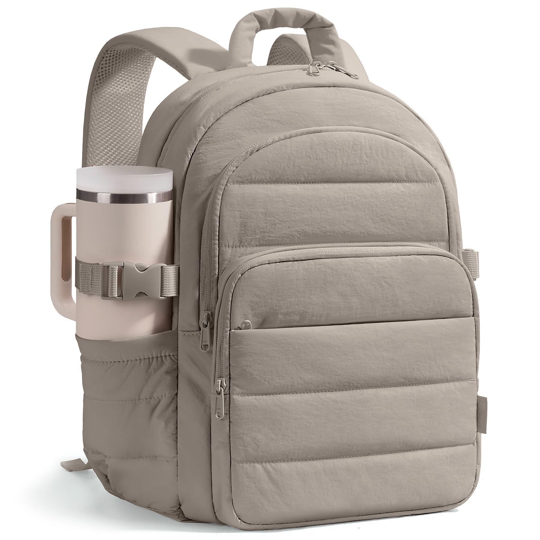 Bagstellar Laptop Backpack for Women, Lightweight College Travel Backpack | Puffer 15.6"…