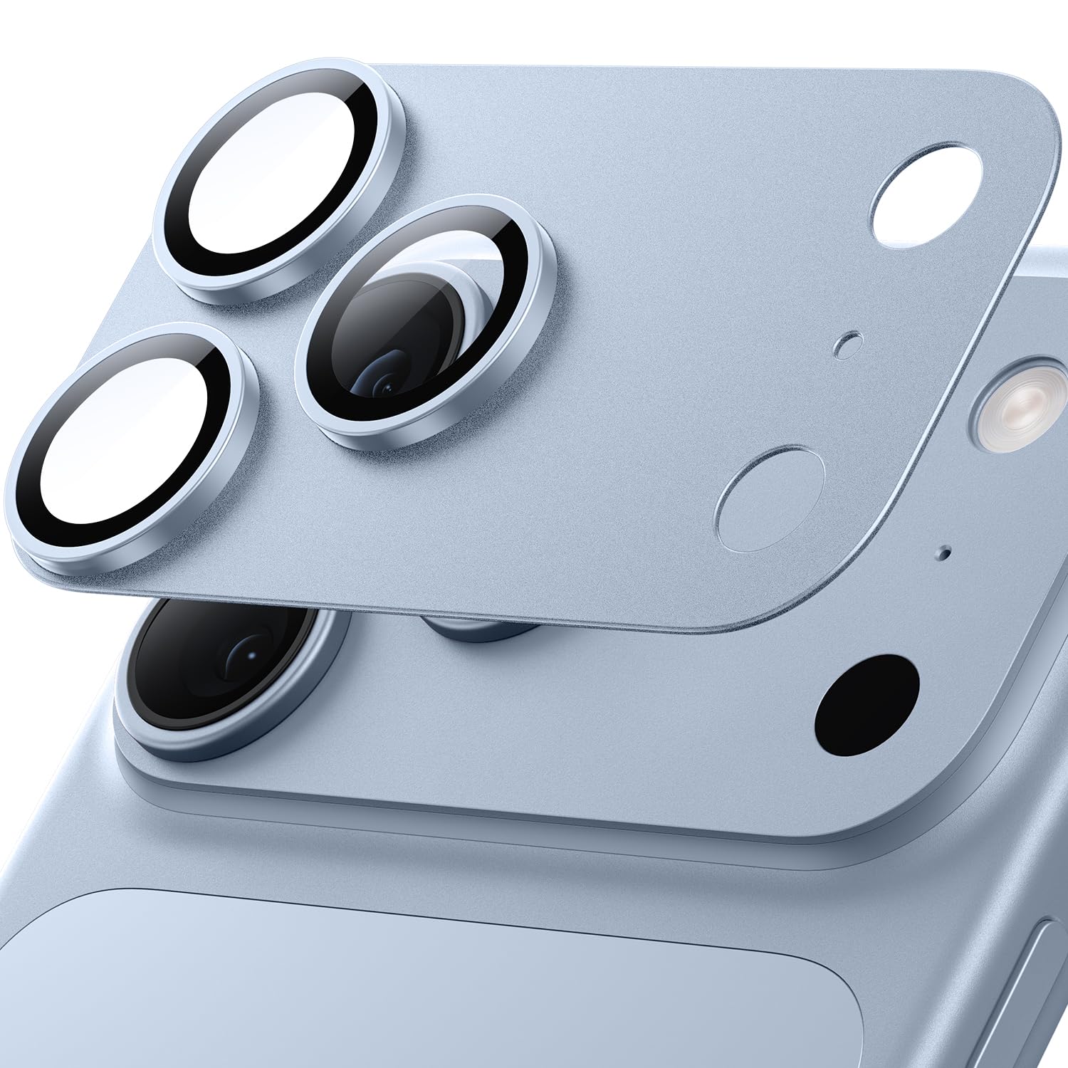 Hoerrye for iPhone 18 Pro Camera Lens Protector - Matte Alloy, HD Clear