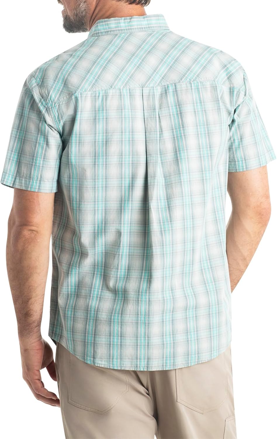 Legendary Whitetails Mens Poplin Short Sleeve Button Down Shirt - Image 5