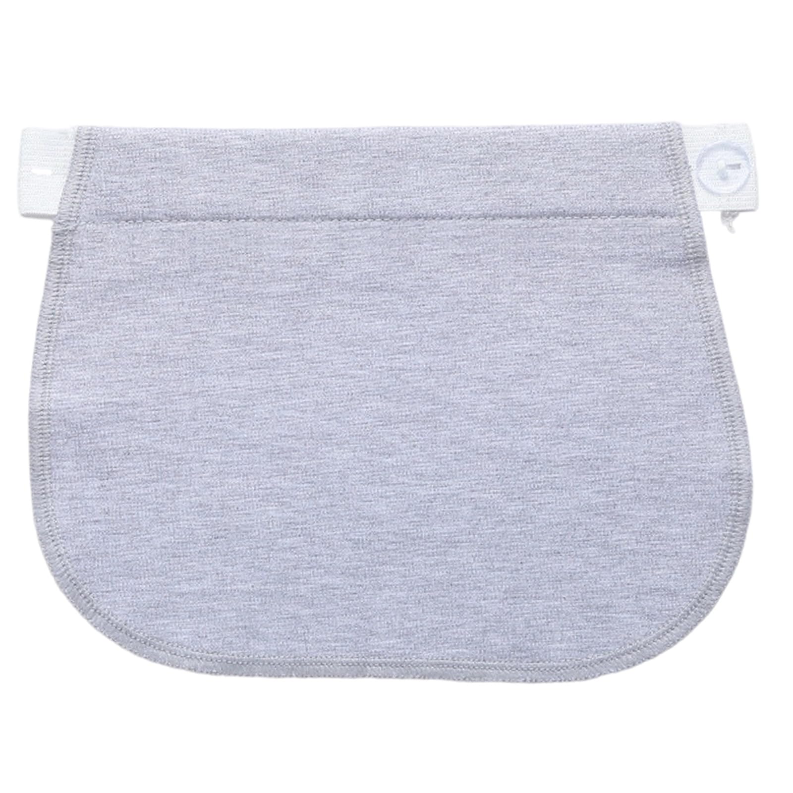 Mekalero Maternity Pants Waist Extender Elastic Cloth Waistband Adjuster Button for Pregnancy Clothing Maternity Waistband Button