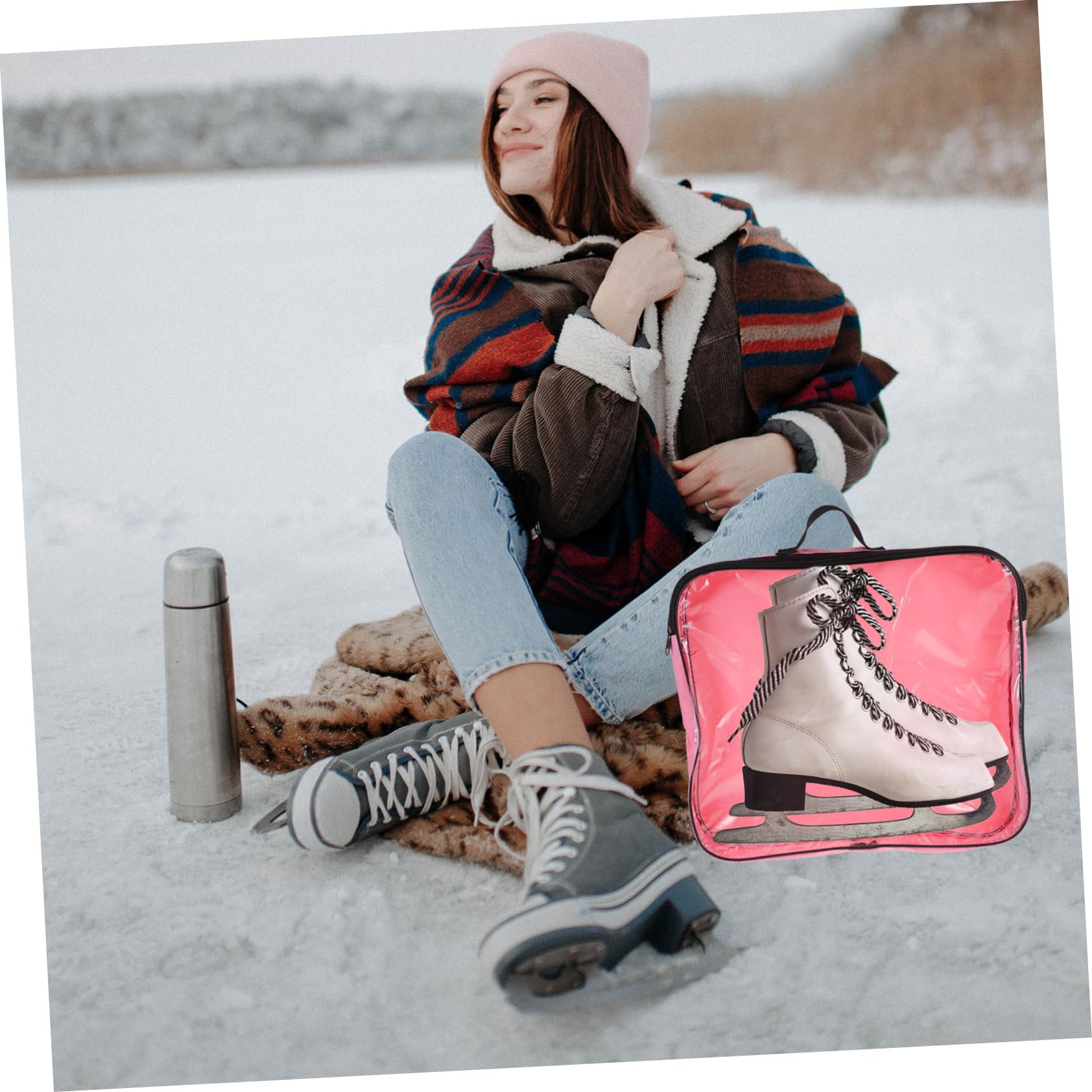 YARNOW Borsa Per Pattinaggio A Rotelle Zaino Da Skateboard Borsa Per Il Trasporto Dei Pattini A Rotelle Ragazzo Borsa Da Pattinaggio Trasportare Coperture Borse In Pvc