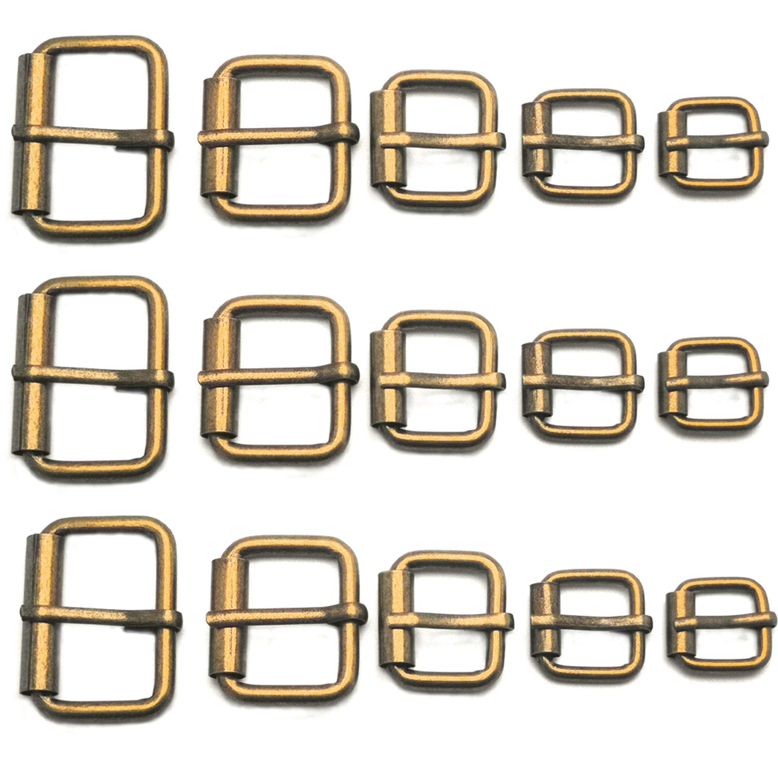 YIXI-SBest Assorted Multi-Purpose Metal Roller Buckles Belts Hardware Pin Buckle for Bags Leather Belt