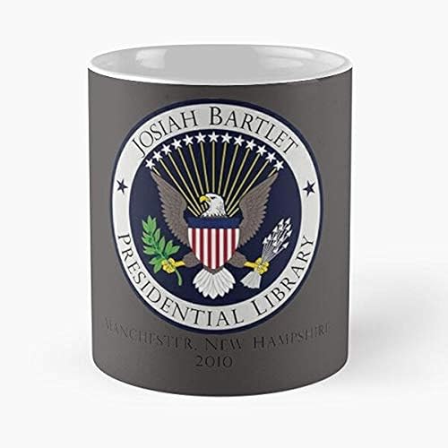Bartlet Josiah Bartlett Jed Presidencial West Wing Best Taza de cerámica de 11 onzas para café, té, chocolate o latte TAJ4WE