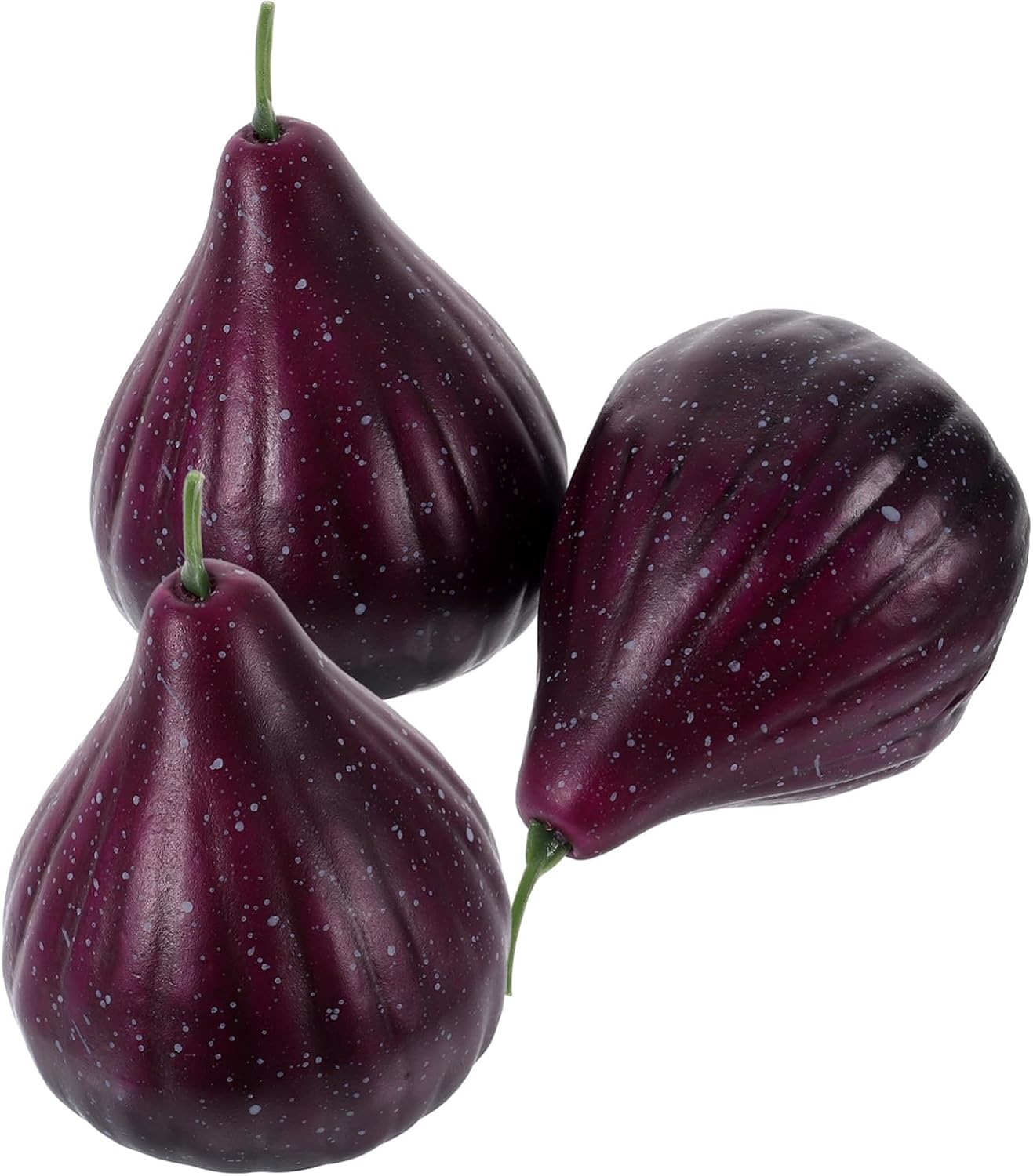 4sets Faux Fruit Fig Models for Home Kitchen Decor Lifelike Artificial Fruits for Dining Table Decoration Realistic Simulation for Educational Play and Creative Displays 3pcs*4