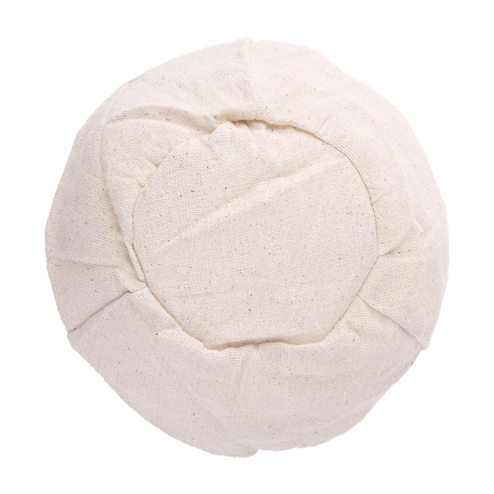 Cesta Para Fermentar Pan Cesta de mimbre for fermentación, utensilios for hornear, cesta redonda for pan, cubierta de tela, herramienta de torrefacción for panadería y cocina en casa(25cm)