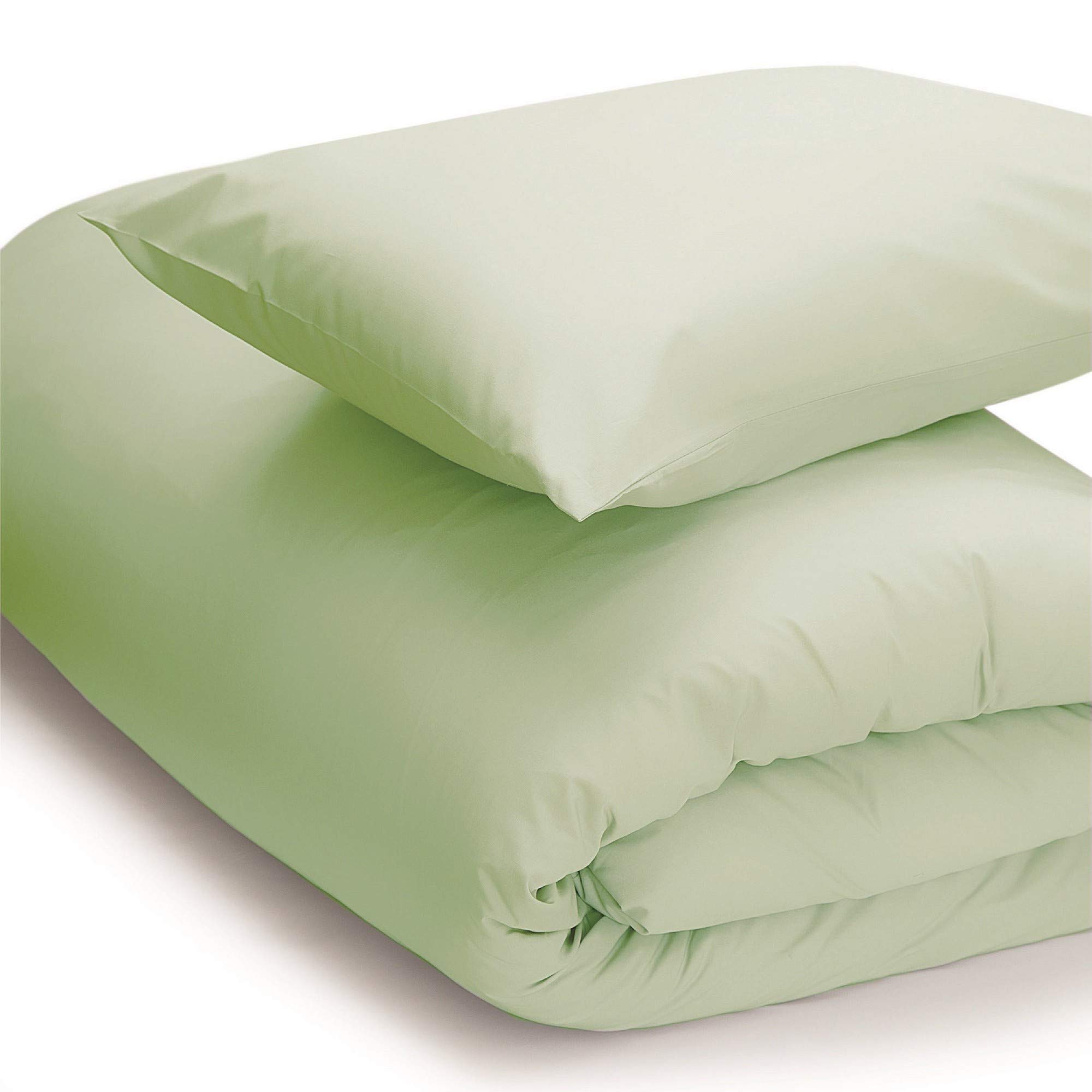 Belledorm Easycare Polycotton Percale 200 Thread Count Duvet Cover, Apple, Super King
