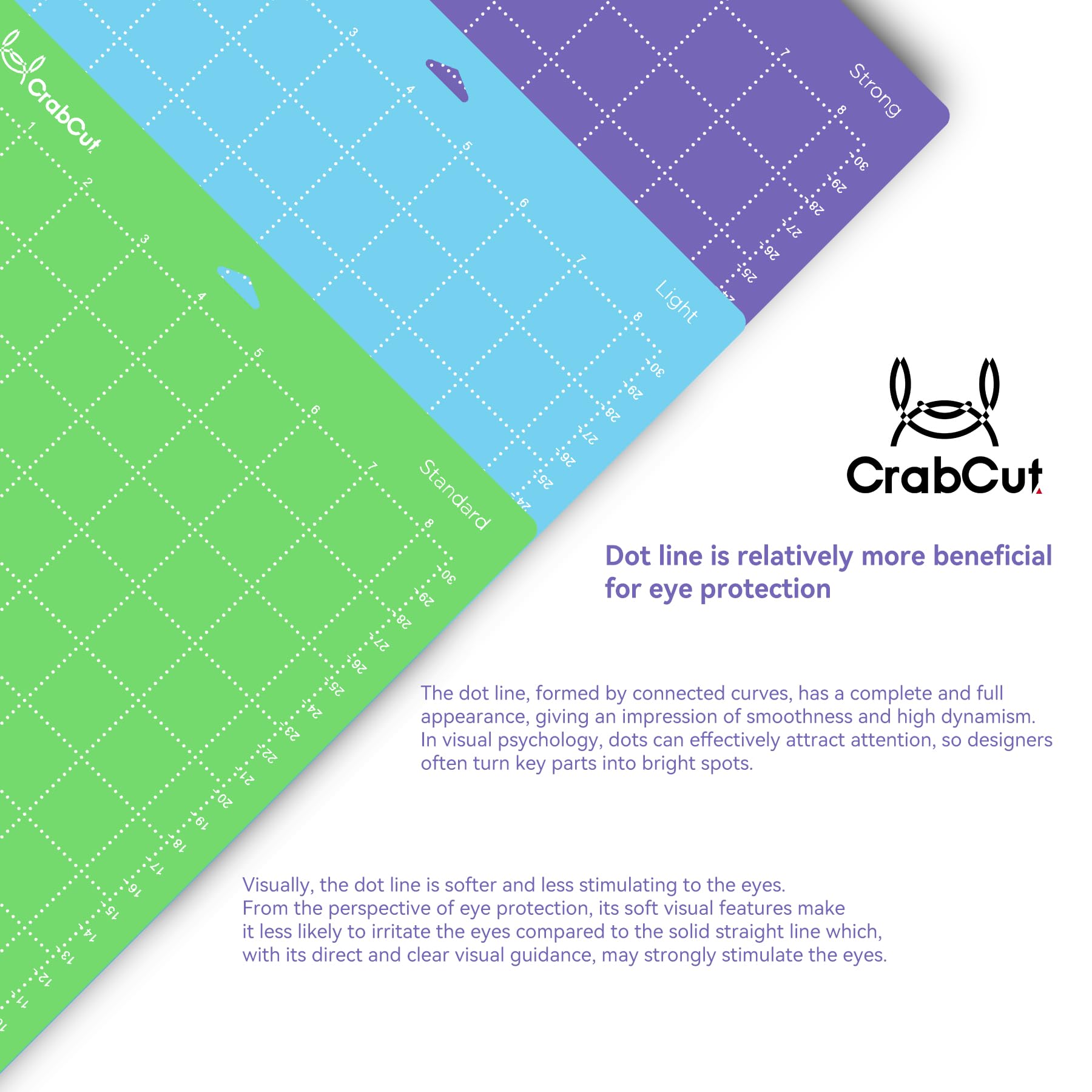 Tappetini da taglio per Cricut Joy Xtra adesivo di ricambio blu chiaro